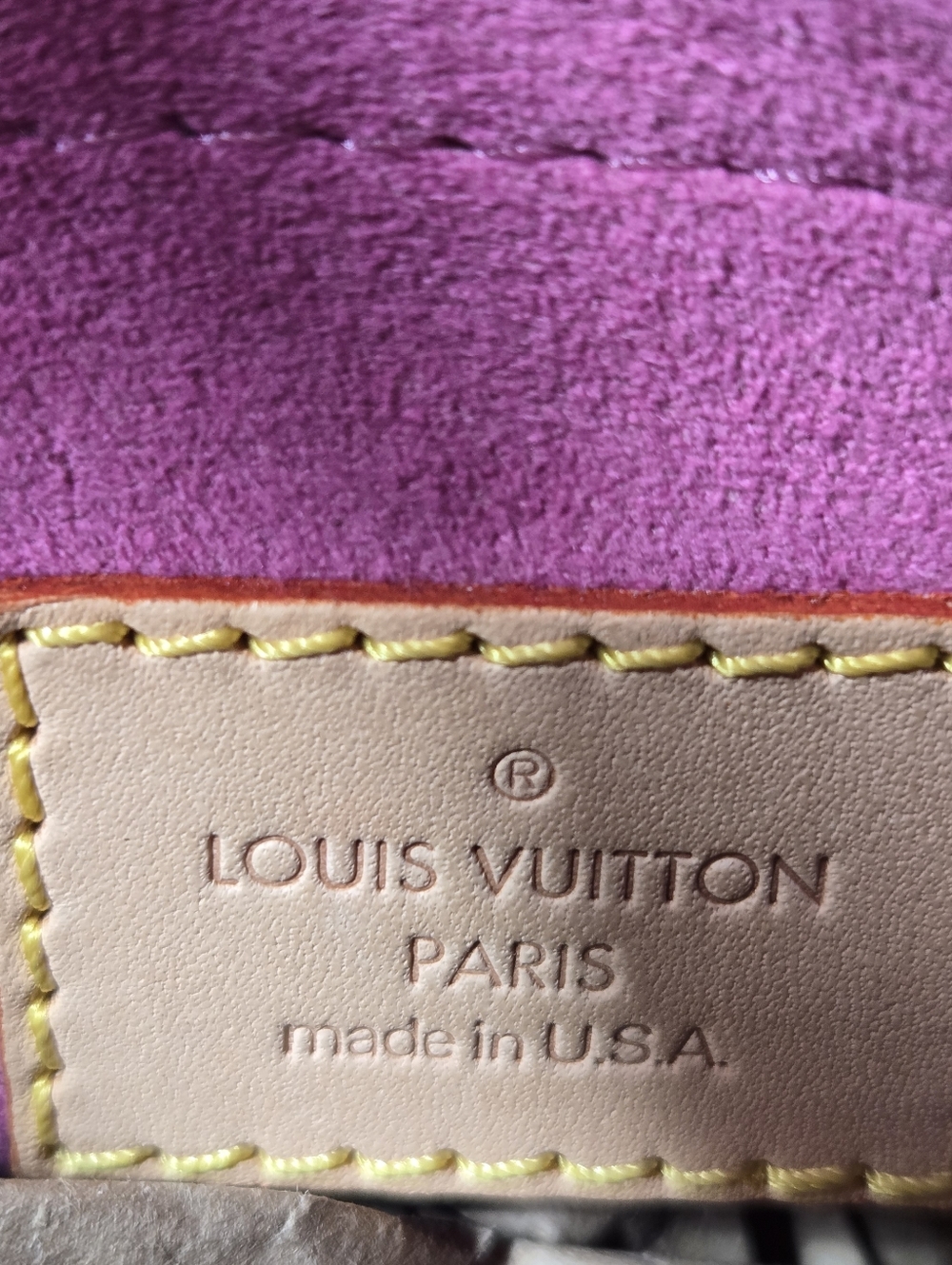 Louis Vuitton Neo Speedy M95214 Fuchsia Pink Monogram Denim Bag - Picture 9 of 15